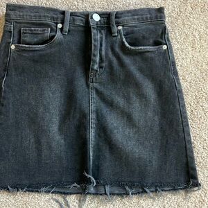 Blank NYC Charcoal Denim Skirt